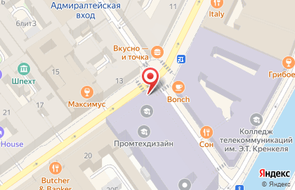 СПбГУПТД Профсоюзная организация сотрудников на карте