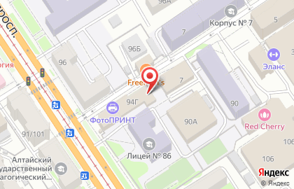 Фотоцентр на Красноармейском проспекте на карте