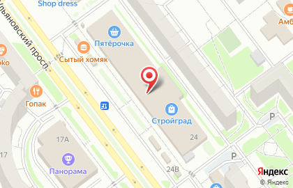 Мир Снов на Ульяновском проспекте на карте