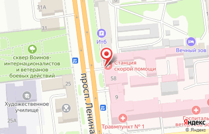 Центральная станция скорой медицинской помощи г. Иваново на карте