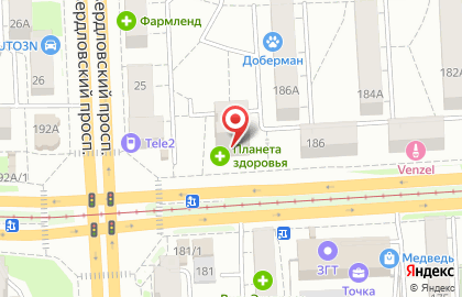 Магазин детских игрушек БегемотиК в Курчатовском районе на карте