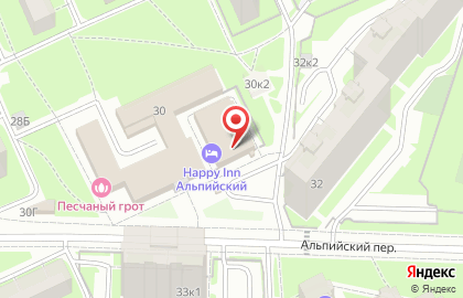 Магнит Аптека в Альпийском переулке на карте