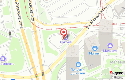Лукойл-ликард на улице Маяковского на карте
