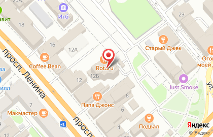 Салон красоты Лак Мусс на проспекте Ленина на карте