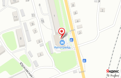 Супермаркет Магнит на Транспортной улице на карте