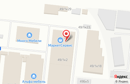 Мебельный салон СтолБери на площади Сибиряков-Гвардейцев на карте