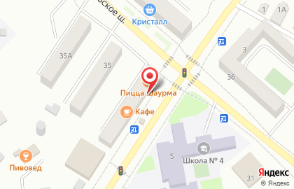 Цветочный салон В мире цветов на Авиационной улице на карте