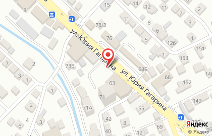 Компания по продаже строительных блоков на улице Ю.Гагарина на карте