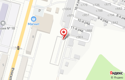 Автостоянка в Кемерово на карте