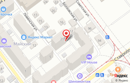 Стриж на Ставропольской улице на карте