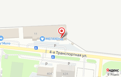 Торговый центр Полет в Октябрьском районе на карте