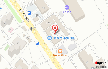 Магазин Рыбное место в Советском районе на карте