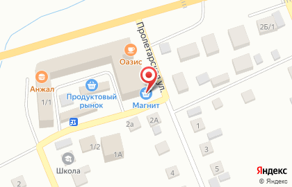 Аптека Мегафарм на Пролетарской улице на карте