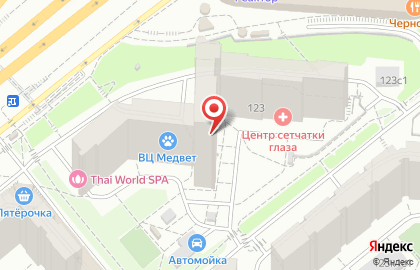 Клиника Армедика на Ленинградском проспекте на карте