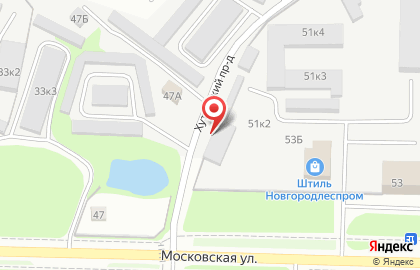 Центр погонажных изделий Штиль Новгородлеспром на карте