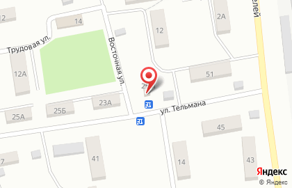 Продовольственный магазин Фаворит на улице Тельмана на карте