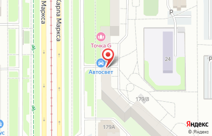 Салон оптики Оптик-Взгляд на проспекте Карла Маркса, 179 на карте