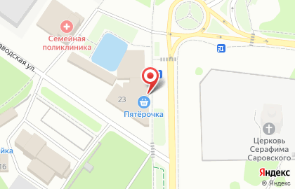 Универсам Пятёрочка на улице Михеенко на карте