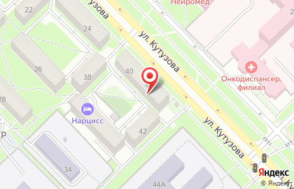 Компания натяжных потолков и корпусной мебели Софit в Центральном районе на карте