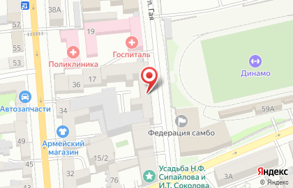 Оренбургское, Межмуниципальное управление МВД России Отдельный батальон ППС полиции на карте