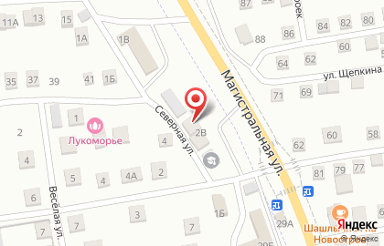 Магазин Новострой на Северной улице на карте