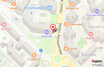 Салон дверей Новатор в Каспийске на карте