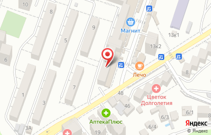 Рось на улице Макаренко на карте