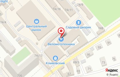 Магазин велосипедов и мототехники и мототехники на Сибирской улице на карте