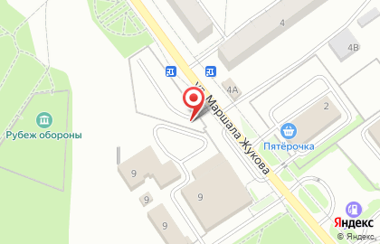 Автостоянка в Туле на карте