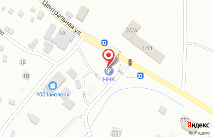 ННК на Центральной улице на карте