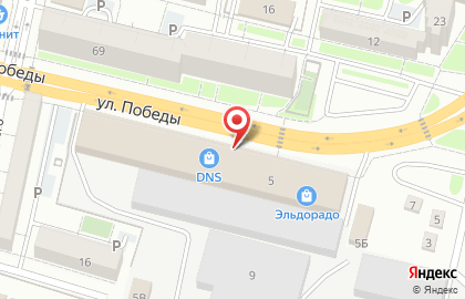 Супермаркет цифровой и бытовой техники DNS на улице Пугачёва на карте