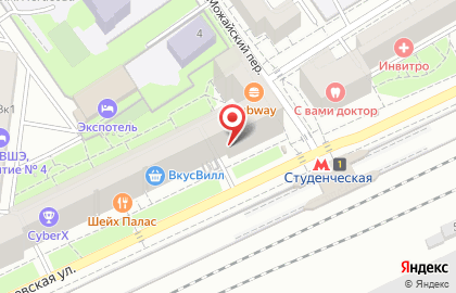 Продуктовый магазин Овощной на Киевской улице на карте