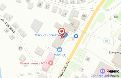 Магазин косметики и бытовой химии Магнит Косметик на Мелиоративной улице на карте