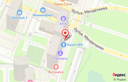 Булочная-пекарня Bonape на проспекте Авиаторов Балтики на карте