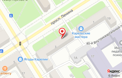 Центр моды в Петрозаводске на карте