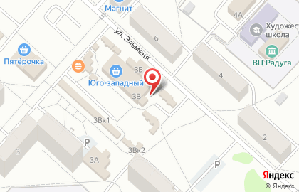 Торговый комплекс Юго-Западный в Чебоксарах на карте