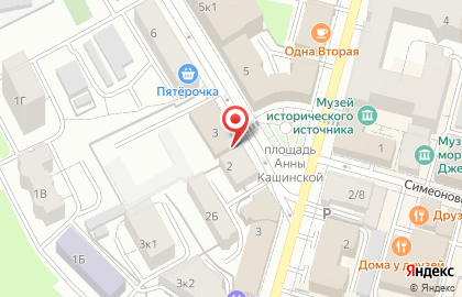 Строительная компания Дом-Инвест на Тверской площади на карте
