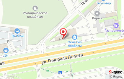 Торговая компания Стройматериалы в Правобережном проезде на карте