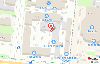 Мебельный торговый центр на карте