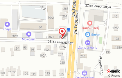 Шинный центр Колесо в Центральном районе на карте