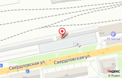 Торговая компания Агора на Свердловской улице на карте