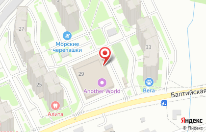 Агентство страхования на Балтийской улице на карте