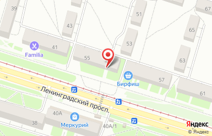 Компания Инком-Урал на Ленинградском проспекте на карте