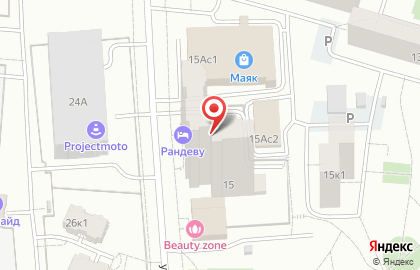 Отель Рандеву на Пражской на карте