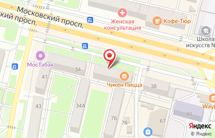 Ювелирный магазин Русское золото на Московском проспекте, 36 на карте