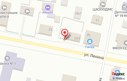 Продуктовый магазин Березка на улице Ленина на карте