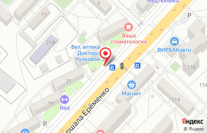 Киоск по продаже печатной продукции в Краснооктябрьском районе на карте