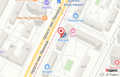 ООО Банкомат, Русфинанс банк в Центральном районе на карте