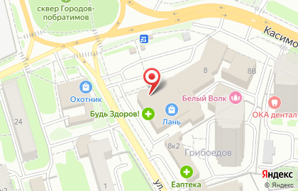Магазин Великолукский мясокомбинат на улице Фирсова на карте