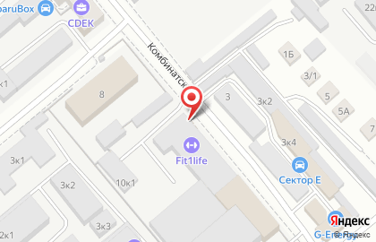 Торговая компания Кузов-Маркет на Комбинатской улице на карте